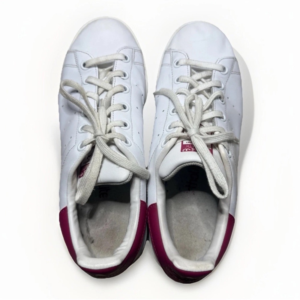 ADIDAS Originals STAN SMITH Retro‎ Pink & White Sneakers Women’s US 7.5 - Picture 7 of 9